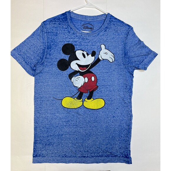 Disney Mickey Mouse Distressed Graphic T-Shirt Size Medium See Description - Picture 1 of 6